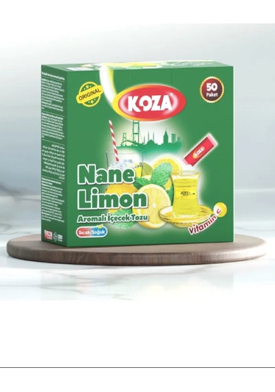 Jenerik Koza Tek İçimlik Nane Limon Aromalı Toz İçecek 50'li Diğer