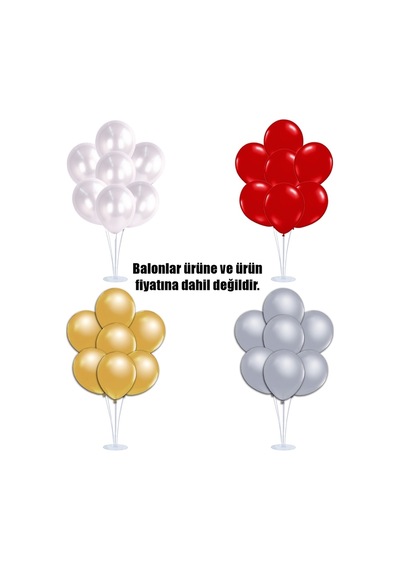 Balon Standı. 7 Çubuklu - 70 CM Balon Hariç