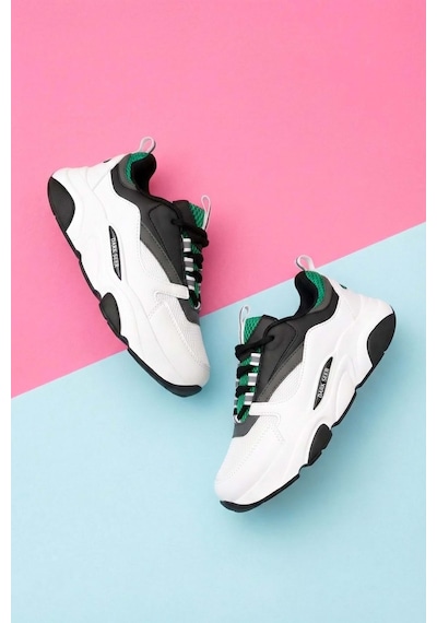 Dark Seer Kids Ds K 1838 Sneaker 2025 Kız Çocuk Beyaz-mavi