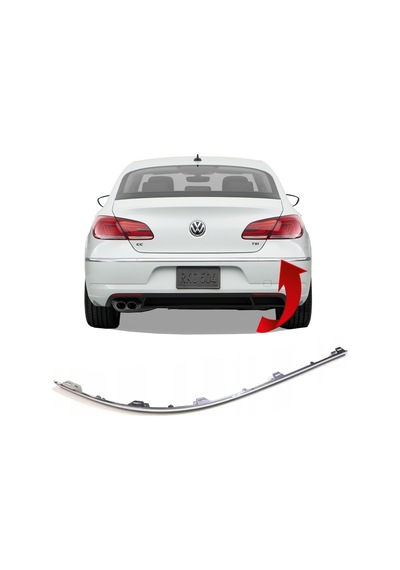 Vw Cc Sag Arka Tampon Nikelaji 2012-2017 3C8807460B 529453113