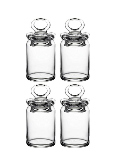 Paşabahçe Mini Baharatlık Seti 95104 Kitchen Mini Baharatlık 4'Lü Şeffaf