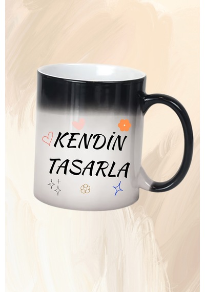 Kişiye Özel Sihirli Kupa Baskılı Hediyelik Kupa Tasarım Çok Renkli