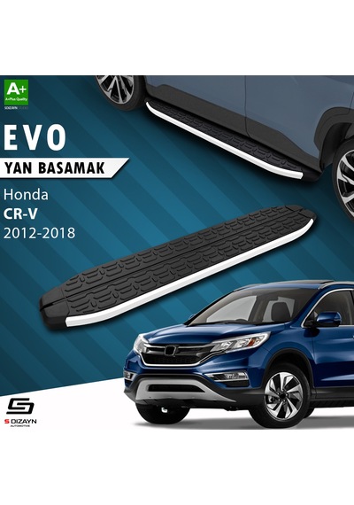 S-dizayn Honda Cr-v 4 Evo Aluminyum Yan Basamak 173 Cm 2012-2018