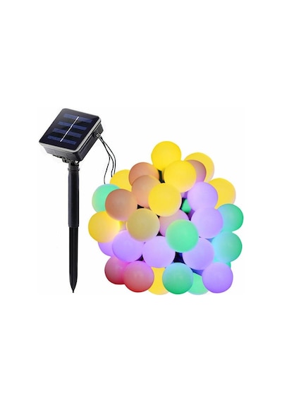Solar Güneş Enerjili Dış Bahçe Top Aydınlatma 6.5Metre 30 Led Çok R