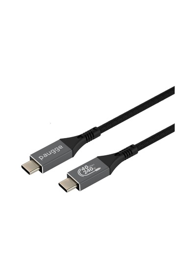 Paugge Usb 4 Kablo - 40gbps, Usb C Görüntü, Ses, Data Ve Şarj Kablosu - 8k 60hz, 4k 144hz /120hz / 60hz, Hdr 1 Metre Sku: Zeus8690010629487