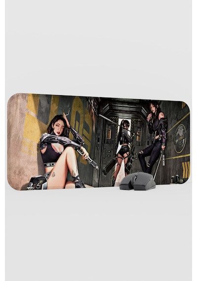 Kadın V2 70x30 Xl Gaming Kauçuk Kaymaz Taban Mouse Pad Fare Altlığı