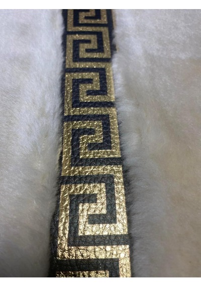 Meram Kaymaz Taban, Emici 2'li Ultra Lüks Deri Detaylı Banyo Paspası Seti Cappucino 60x100 Cm Ve 50x60 Cm Çok Renkli