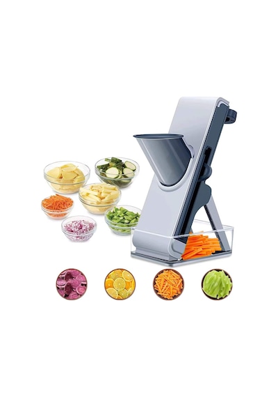 Tr Profesyonel Basmalı Rende Doğrayıcı 3 Bıçaklı Paslanmaz Çelik Kesme, Mandolin Doğrama Ve Rendeleme Aleti Diğer