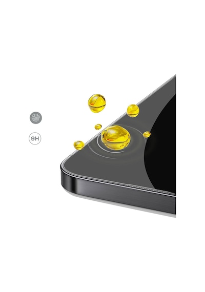 Apple  Uyumlu iPhone 15 Pro Zore Rika Premium Privacy Temperli Cam Ekran Koruyucu