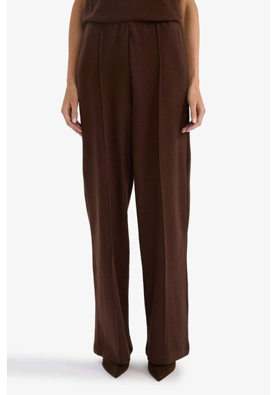Defacto Wide Leg Geniş Bol Paça Pantolon G4282ax25wnbn341 Kahve-bn341