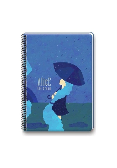 Keskin 179981 Defter A5 Alice Spr.sert 80 Yaprak Kar.410462