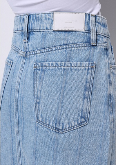 Colin's Colins Regular Fit Çizgili Fermuarlı Kadın Mavi Etek Cl1074983 Q1.v1 Dn44348 Denim