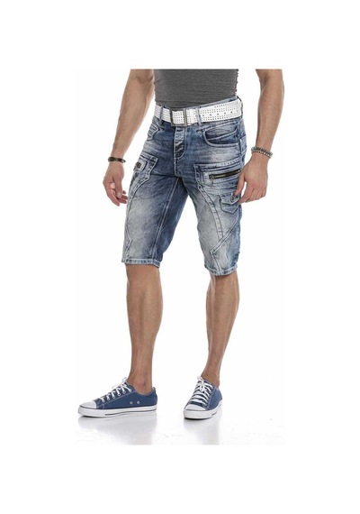 Cipo & Baxx Ck101 Erkek Denim Kapri 001