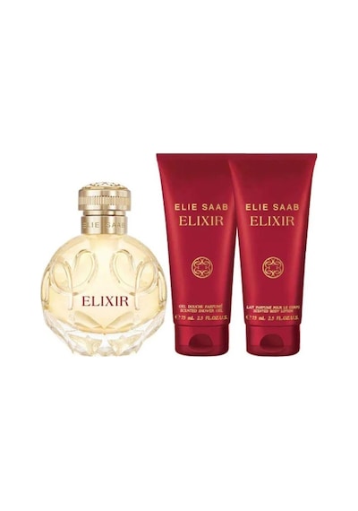 Elie Saab Elixir 75 Ml Duş Jeli+75 Ml Vücut Losyonu+edp 100 Ml Kadın Parfüm Seti Oryantal