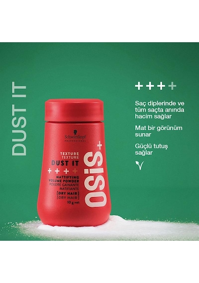 Dust It Güçlü Tutuş Mat Hacim Saç Pudrası 10g + Bc Kırık Uç Önleyici Serum 30ml
