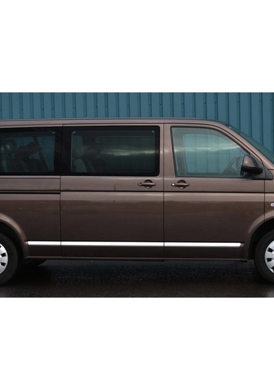 S-Dizayn  Volkswagen T5 Transporter Krom Yan Kapı Çıtası 5 Prç. K.Ş 2010
