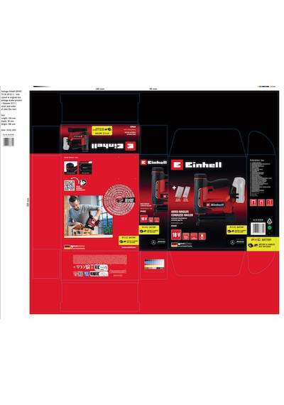 Einhell TE-CN 18/32 Li, Akülü Zımba/Çivi Çakma Seti (2,5 Ah Akü ve Şarj Cihazı Dahildir)