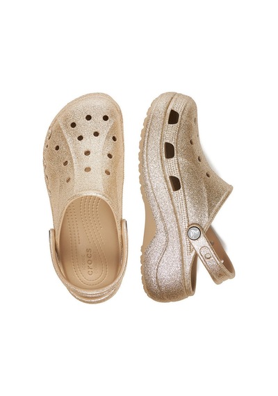Crocs Baya Platform Glıtter Kadın Terlik 208459-212 Çok Renkli