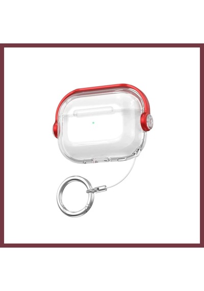 Storeşahin Apple Uyumlu AirPods Pro 3 3.nesil Tema Kılıf - Kırmızı Shn0720