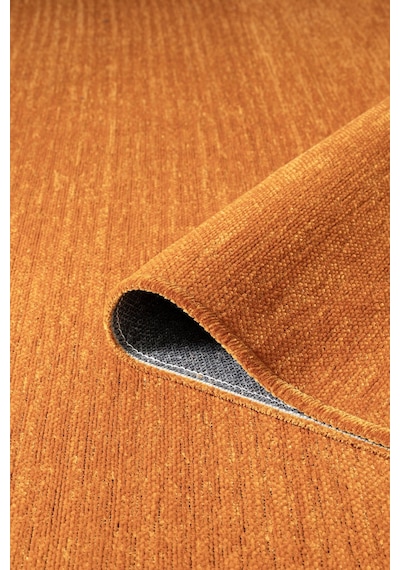 Valerıa Vlr01t Turuncu Dekoratif Şönil Kilim Modern Desen Yıkanabilir Yumuşak Kaymaz Taban Halı