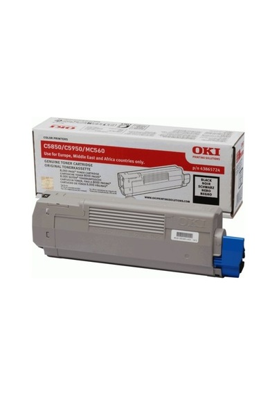 Okı C5850-5950-Bk Toner (43865744)