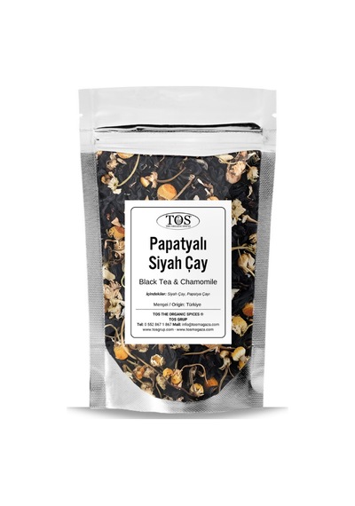 Tos The Organic Spices Siyah Çay & Papatya Çayı 40 G