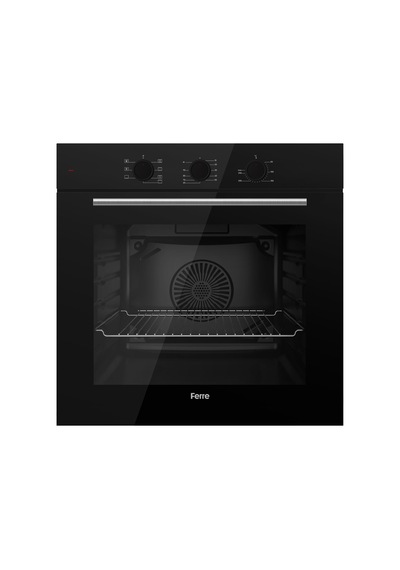 Ferre Flowart Bl Modüler Serisi 3'lü Siyah  QBL62CS-BL135-D077 Ankastre Set
