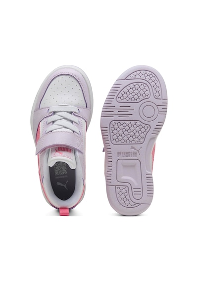 Puma Rebound V6 Lila Kız Çocuk Sneaker Mor