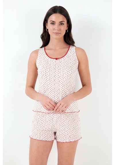 Lela Bayan Pijama Takımı 65770754 Ekru