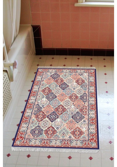 Eko Trend Djt Halı Yıkanabilir Kaymaz Taban S5008 Persian Renkli