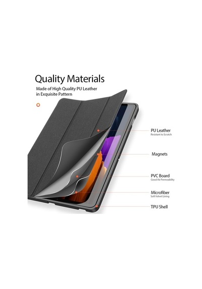 Duxweel Samsung Uyumlu Tab S7 Plus 12.4'' [Sm-T970/T975/T976/T978] Kılıf (469896848)