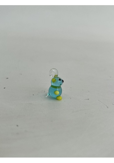 El Yapımı Mini Murano Cam Ayı Biblo A144-03