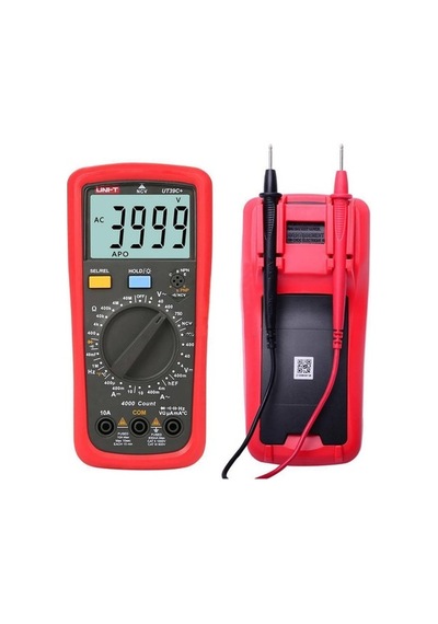 Unı-t Ut39c+ Dijital Multimetre Ncv Sıcaklık Ölçümlü Ölçü Aleti Voltmetre Ampermetre Avometre