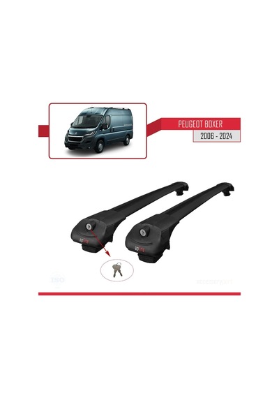 Peugeot Boxer 2006 Ve Sonrası İle Uyumlu Ace-1 Ara Atkı Tavan Barı Siyah