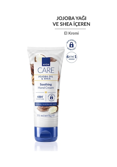 Care Jojoba Yağı Ve Shea İçeren El Kremi 75ml Üçlü Paket