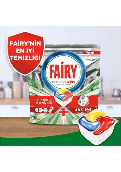 Platinum Plus 60 Yıkama Bulaşık Makinesi Deterjanı Kapsülü Limon Kokulu