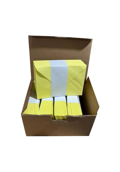 Doğan Davetiye Zarfı 13 18 Ağzı Boş 80 Gr Sarı 500 Adet