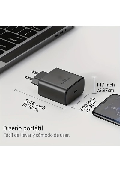 Wangxi Siyah 45w Pd Usb C Hızlı Şarj Cihazı S20 S21 S22 S23 S24 A14 A15 A25 A53 A54