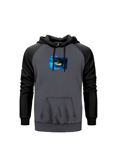 Avatar The Way Of Water Blue Line Gri Renk Reglan Kol Sweatshirt Gri