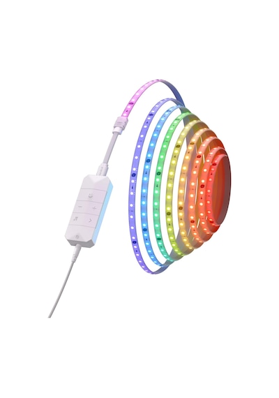 Matter Essentials Hd Işık Şeridi, 5m Adreslenebilir Rgbıc Led Şerit Akıllı, Wi-fi Ve Bluetooth Üzerinden Matt Çok Renkli