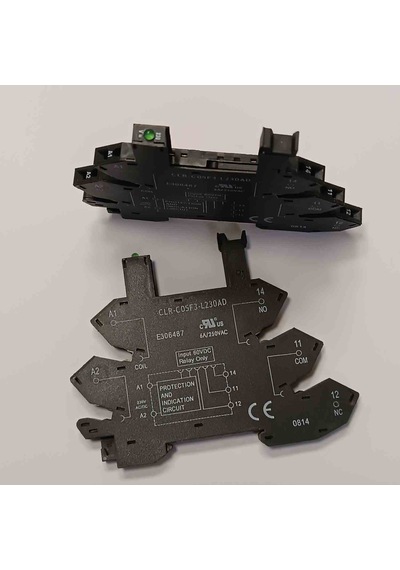 Clr-c05f3-l230ad 230v 6a 5pın Shc Yassı Röle Soket 2 Adet