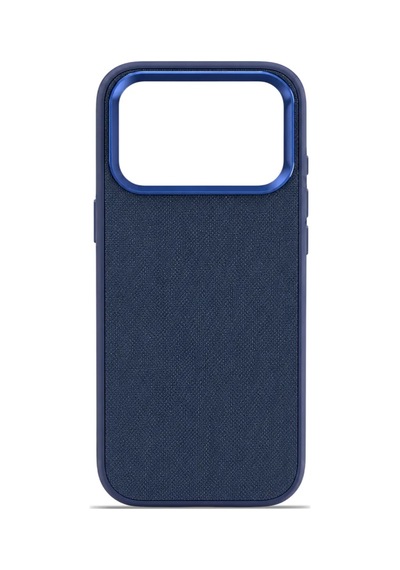 Premium Fabric Cover Midnight Navy İphone 17 Pro Max Lacivert