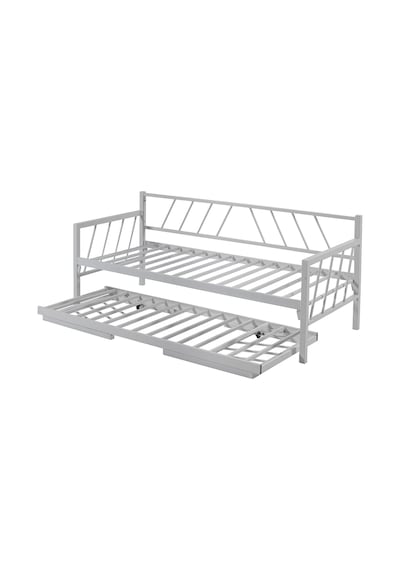Bedliga Glory Yavrulu Daybed Tek-Çift Kişilik Metal Karyola Beyaz