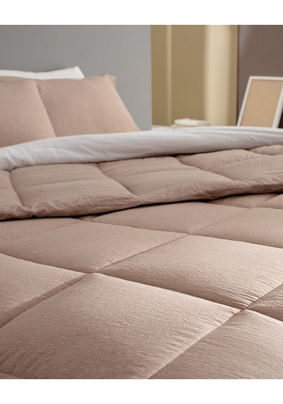 Madame Coco Meleni Tek Kişilik Comforter Set - Kiremit Kırmızı