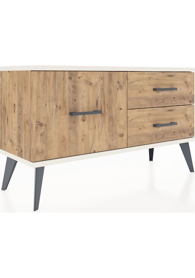 Arges Şifonyer 3 Çekmeceli 88x30x48 Çam-aytaşı/çam Aytaşı/çam