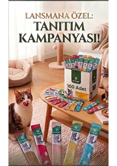 Bezos Kedi Sıvı Ödül Kolisi 100 Adetlik Karışık Bezos1