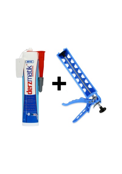 Derzmatik Profesyonel 450 gr Beyaz Tabanca