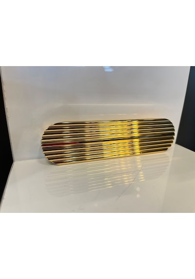 Varna Oval Metal Kulp 128mm Altın Dolap Kapak Modern Çekmece Mobilya Tv Ünite Komidin Vestiyer Gold Altın