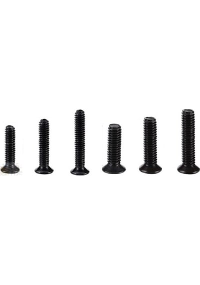 60 Adet 10 12 14 16 MM Laptop Vidası Kilitli Poşetli