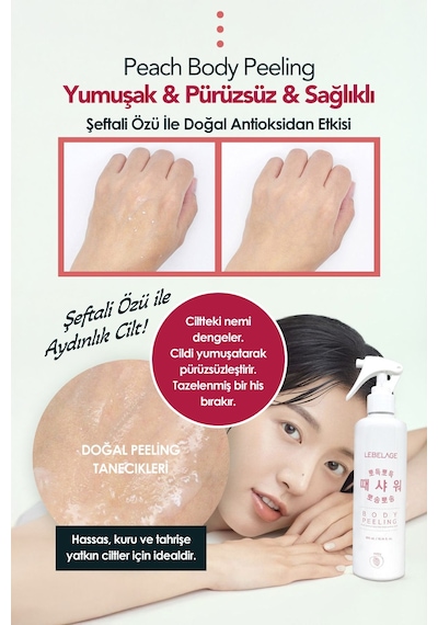 Lebelage Şeftali Özü İçeren Vücut Peelingi Lebelage Peach Body Peeling